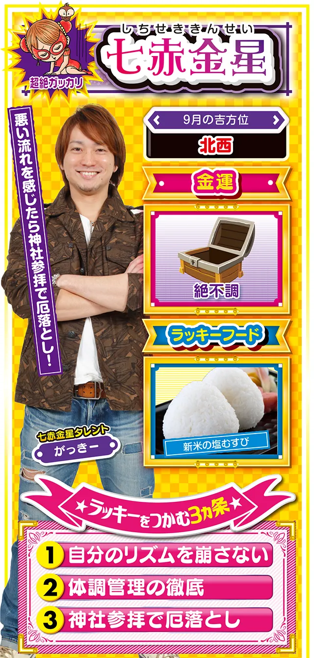 七赤金星占い結果