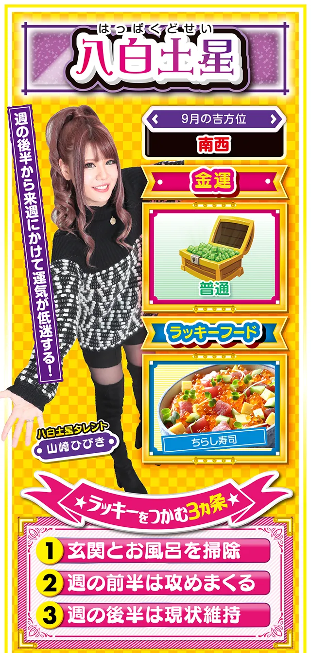 八白土星占い結果