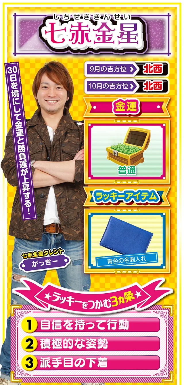 七赤金星占い結果
