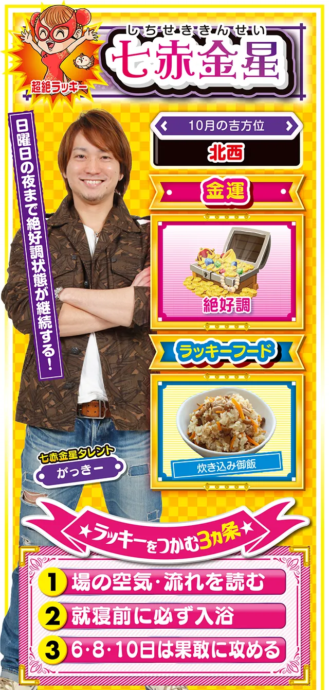 七赤金星占い結果