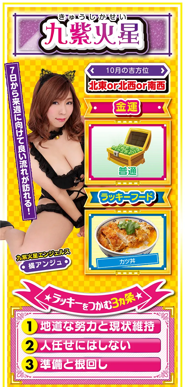 九紫火星占い結果