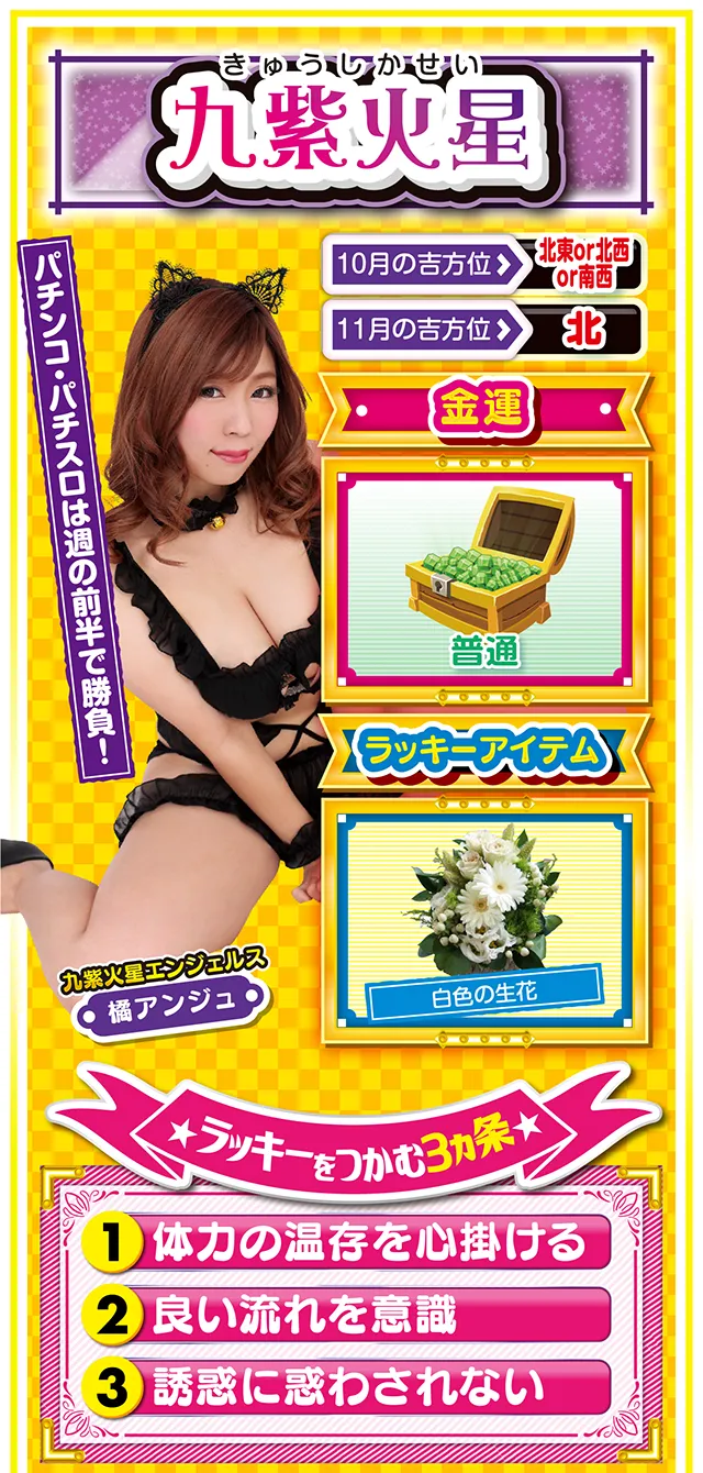 九紫火星占い結果