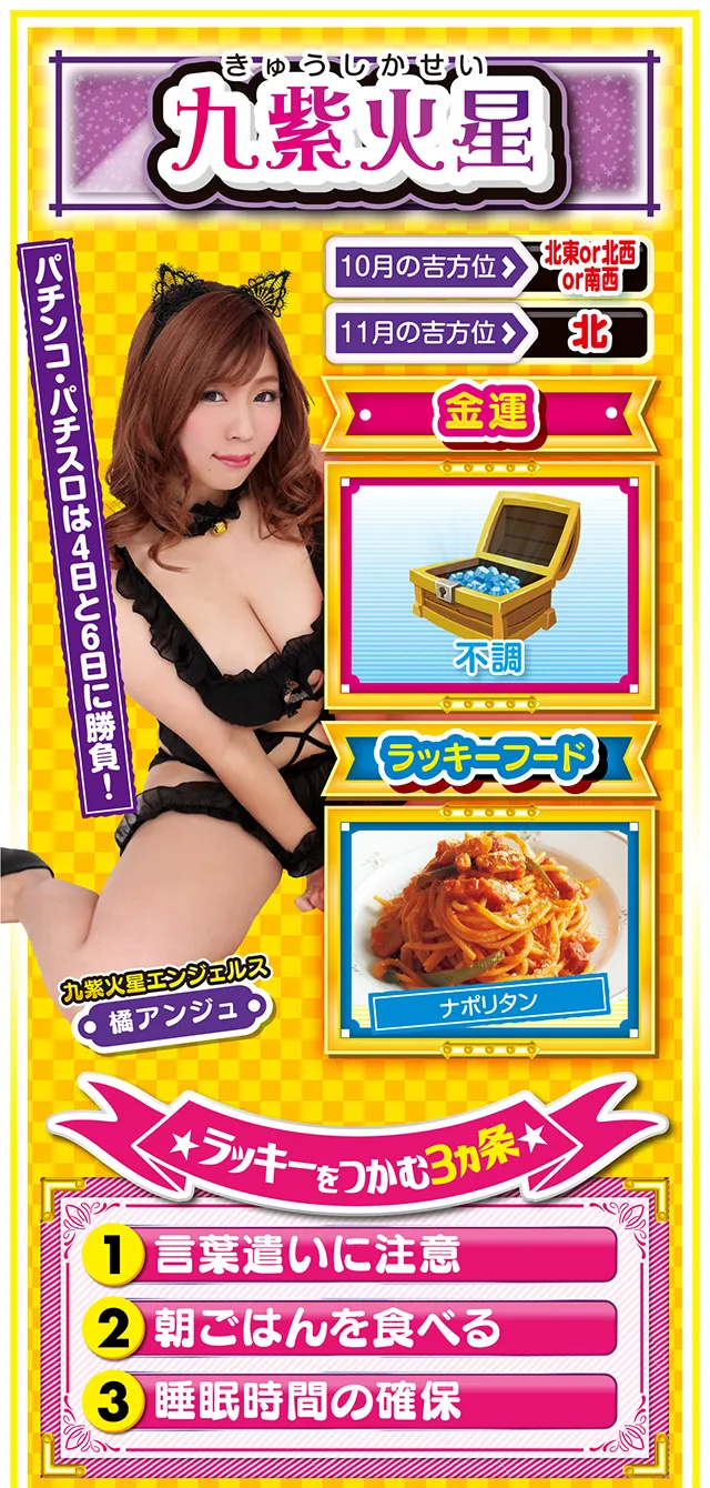 九紫火星占い結果