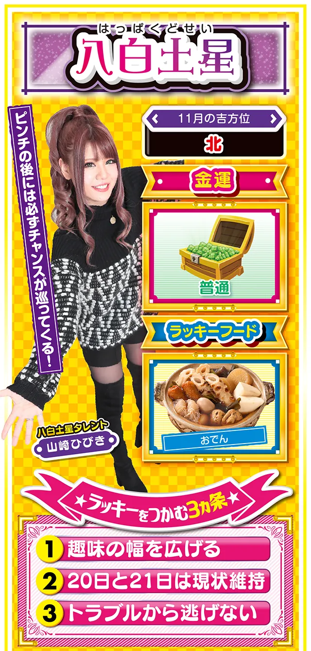 八白土星占い結果