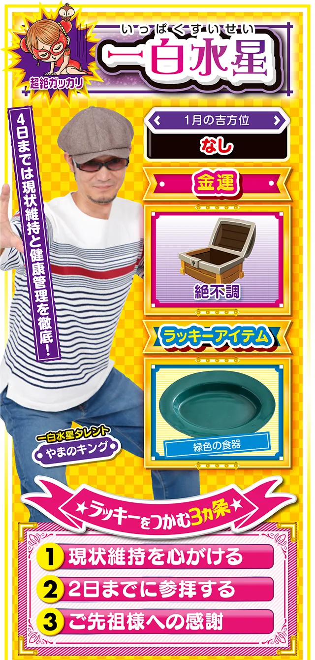 一白水星占い結果