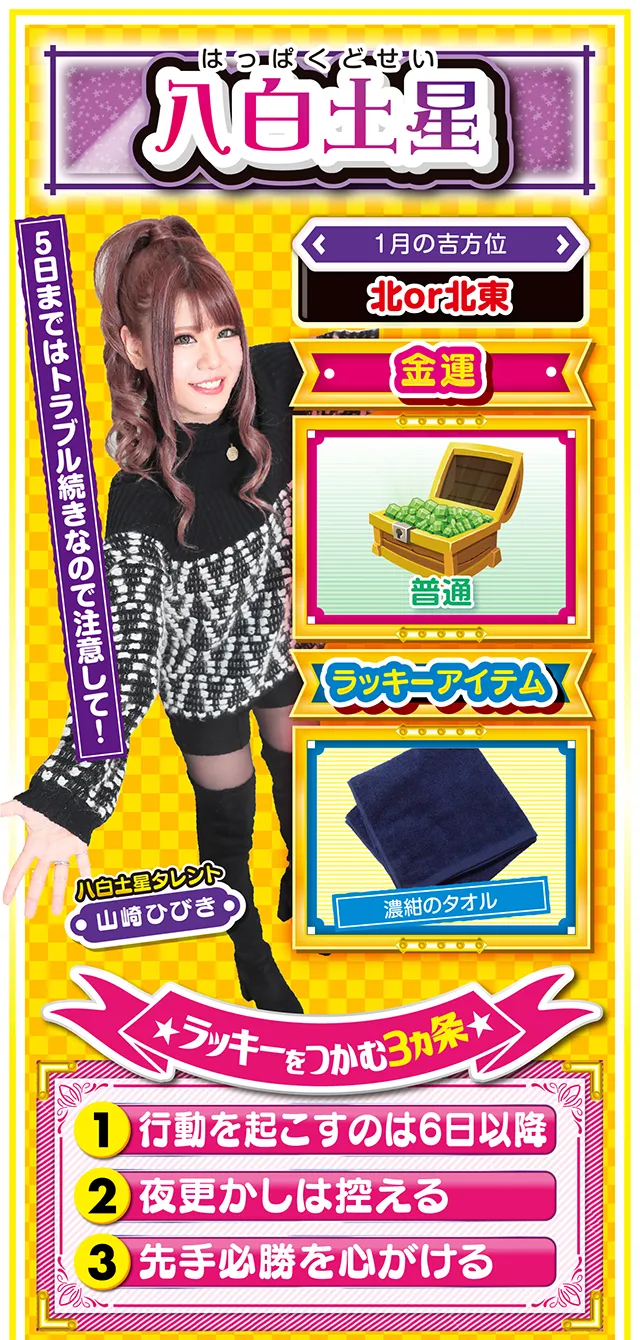 八白土星占い結果