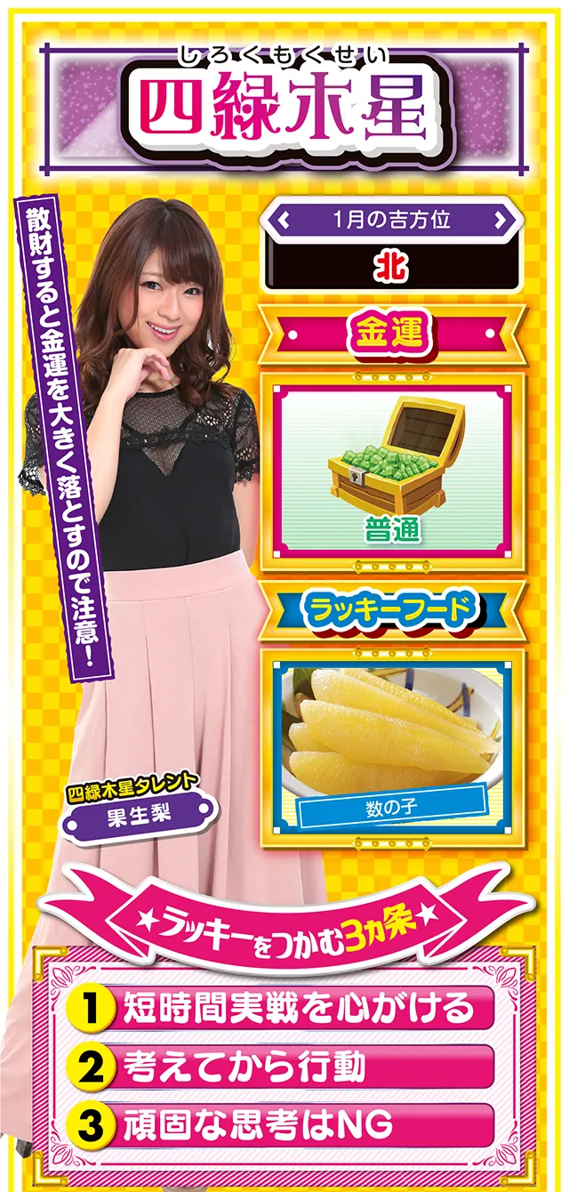 四緑木星占い結果