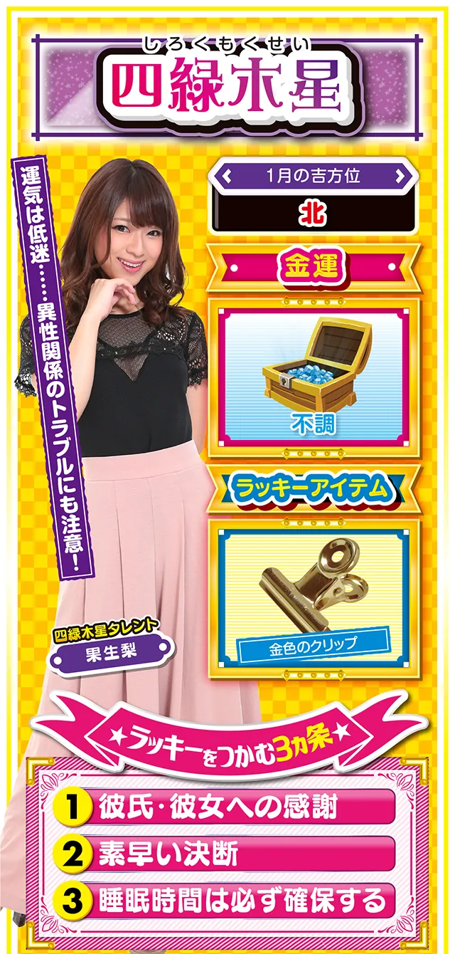 四緑木星占い結果