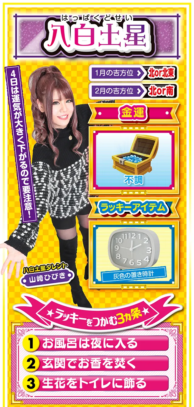 八白土星占い結果