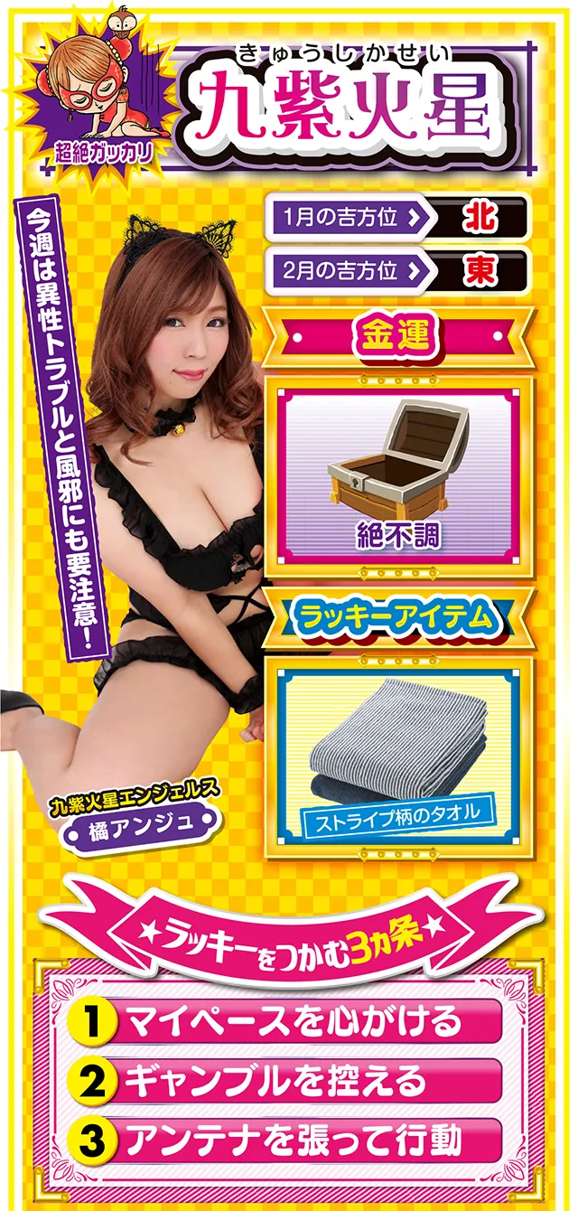 九紫火星占い結果