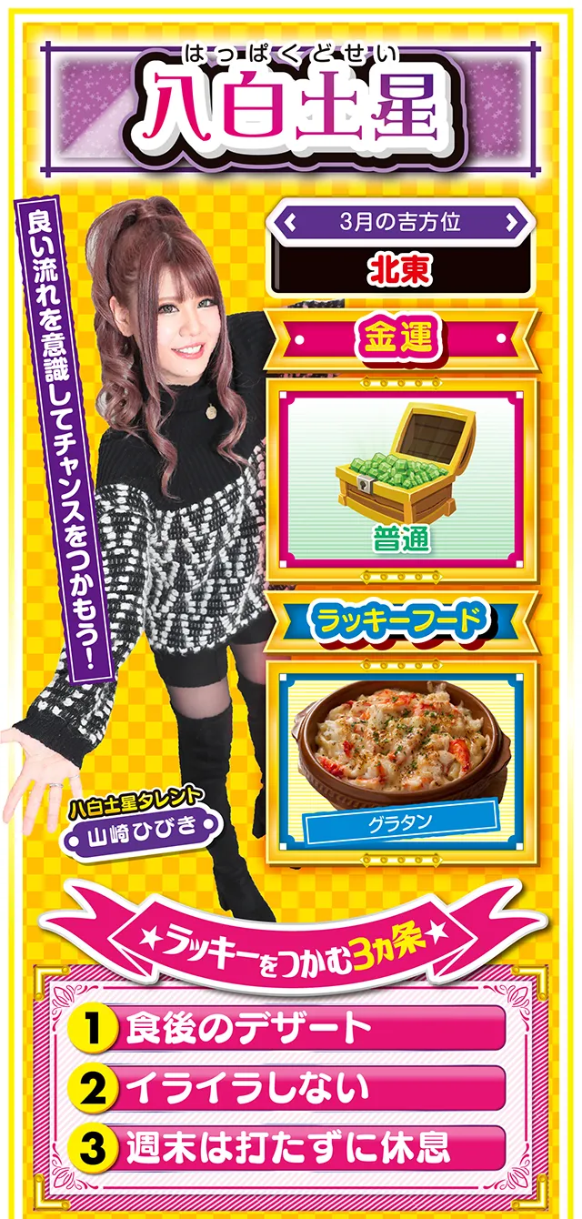 八白土星占い結果