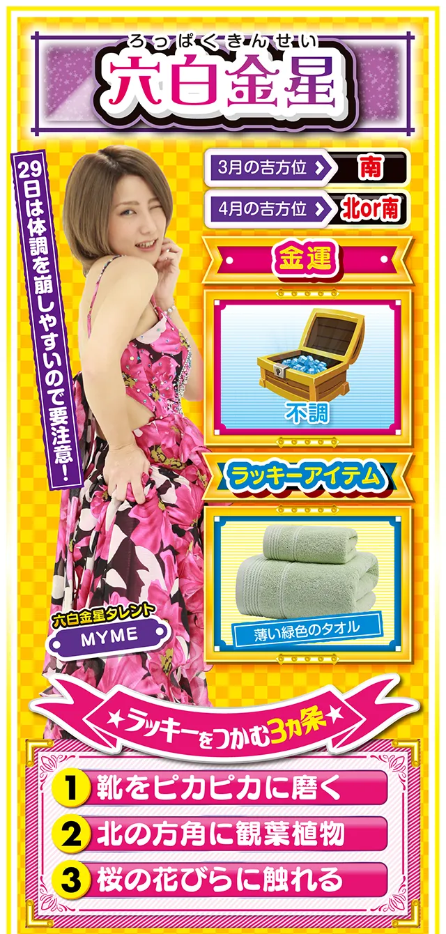 六白金星占い結果