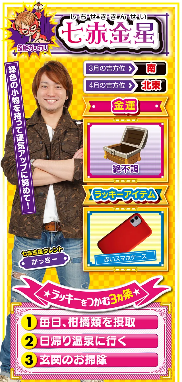 七赤金星占い結果