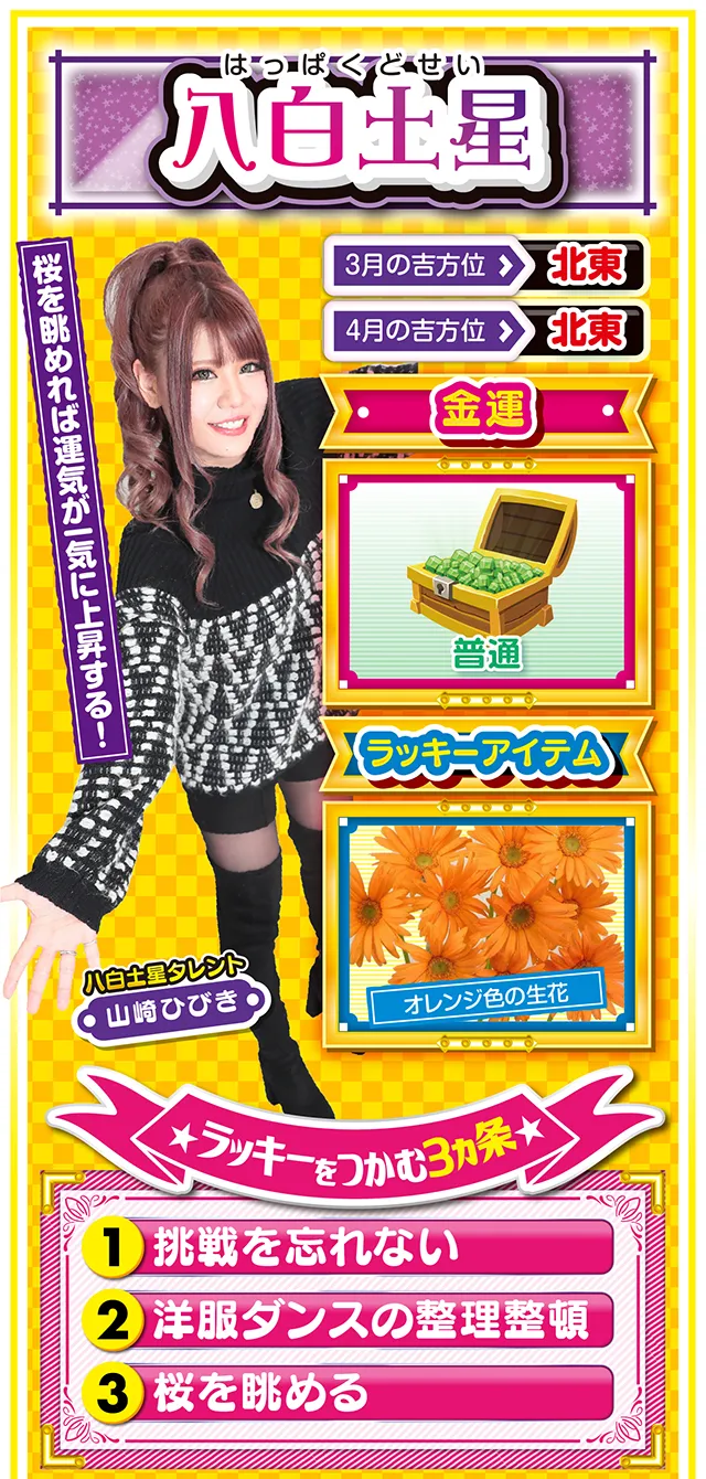 八白土星占い結果