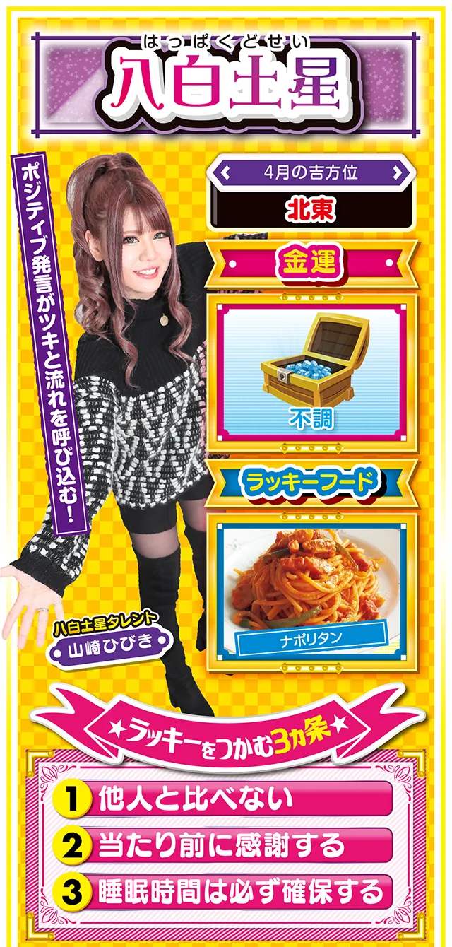 八白土星占い結果