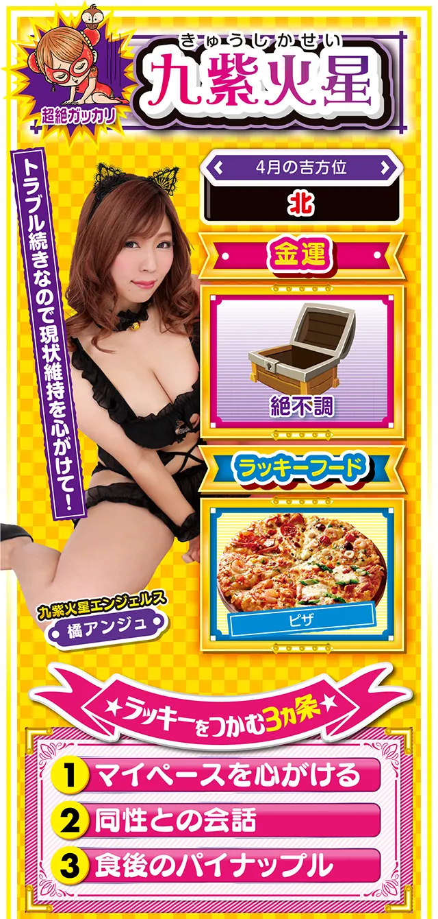 九紫火星占い結果