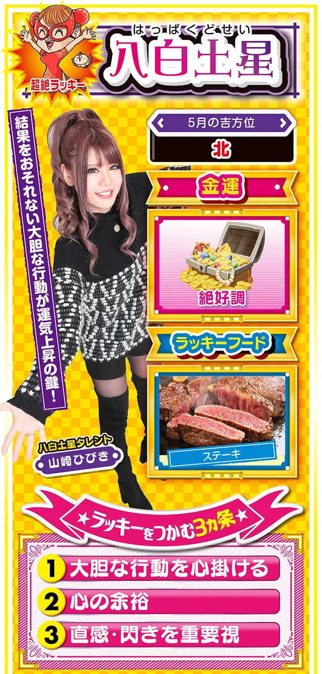 八白土星占い結果