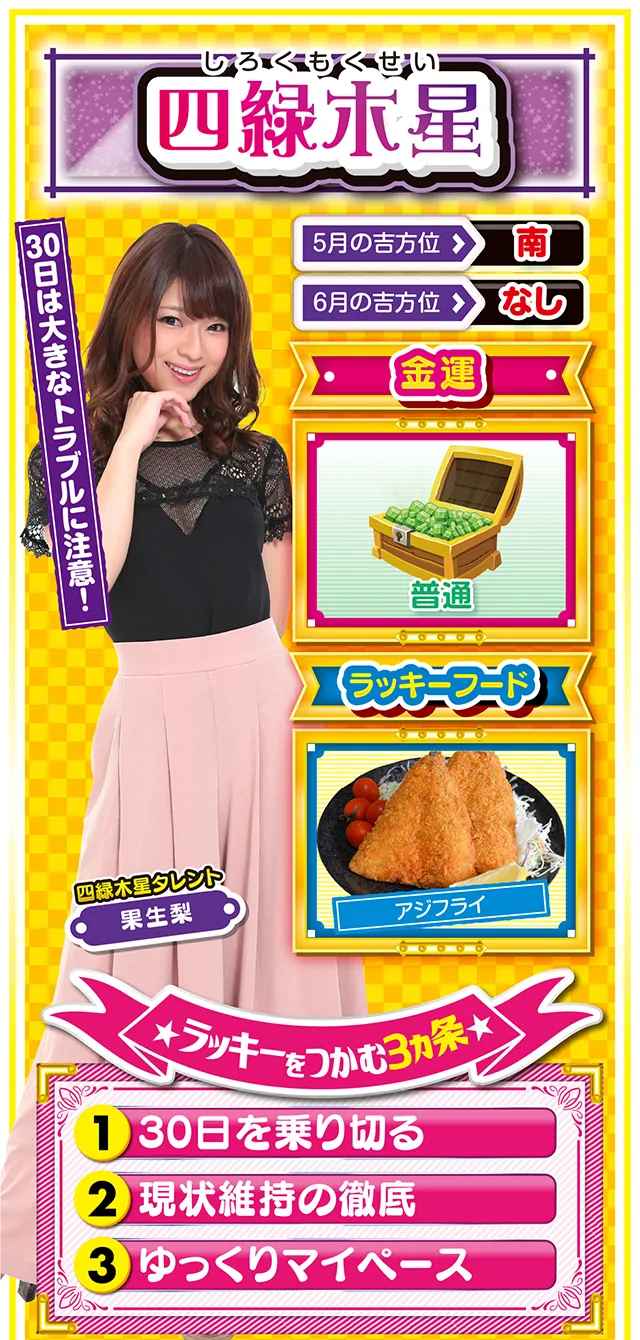 四緑木星占い結果