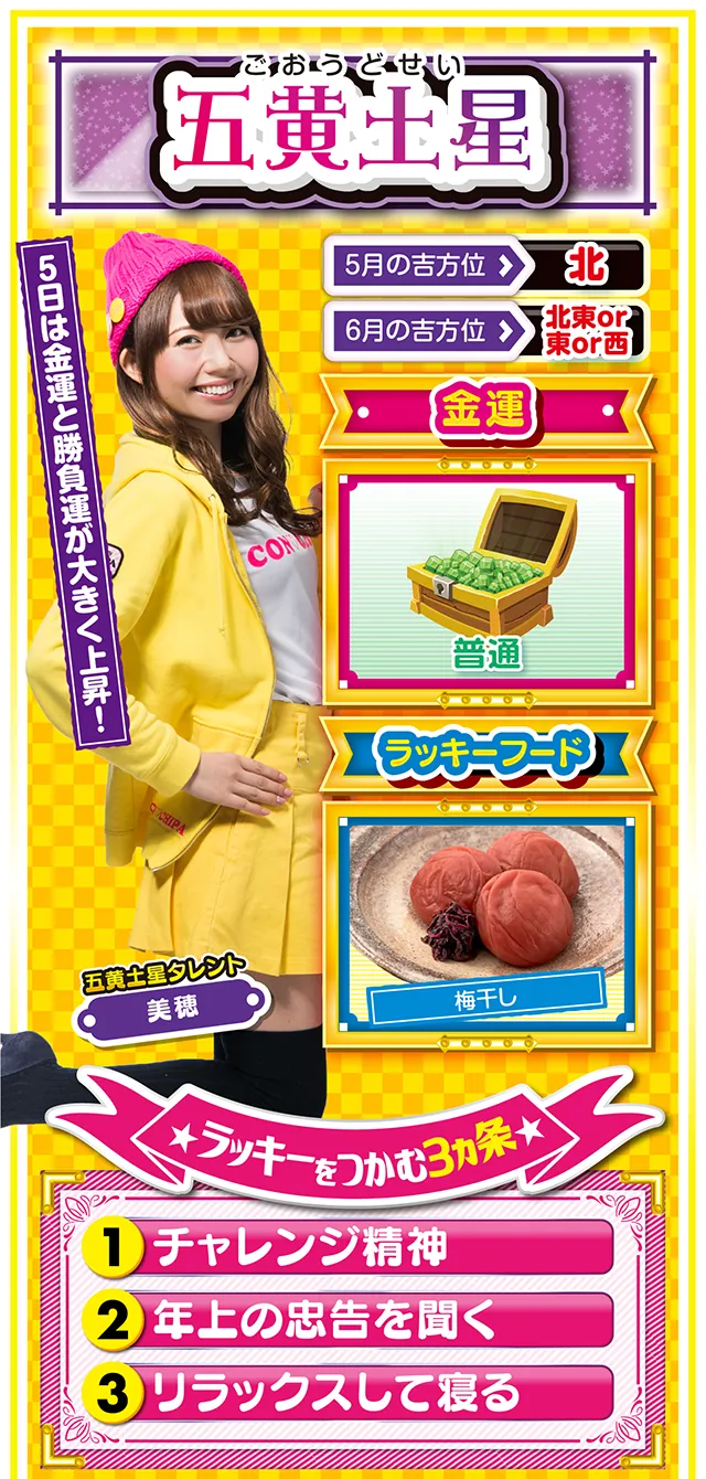 五黄土星占い結果