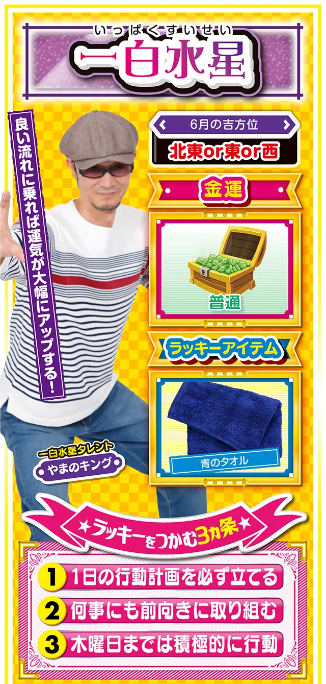 一白水星占い結果