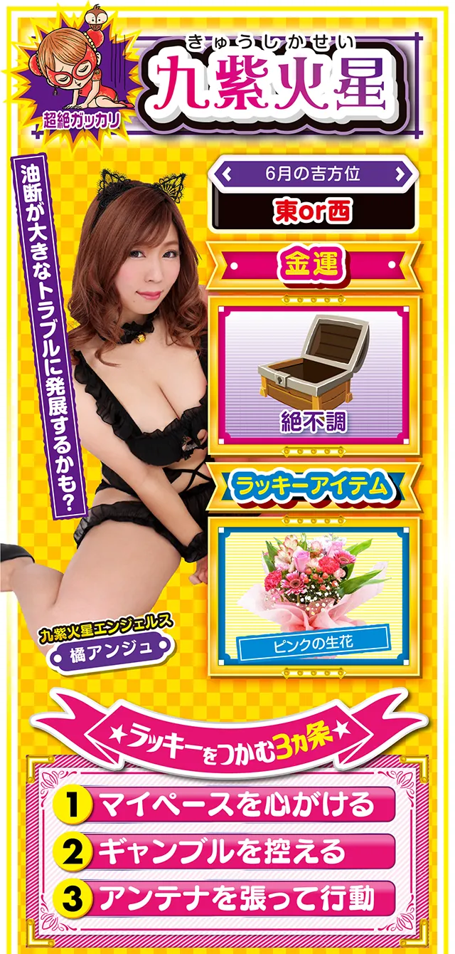 九紫火星占い結果