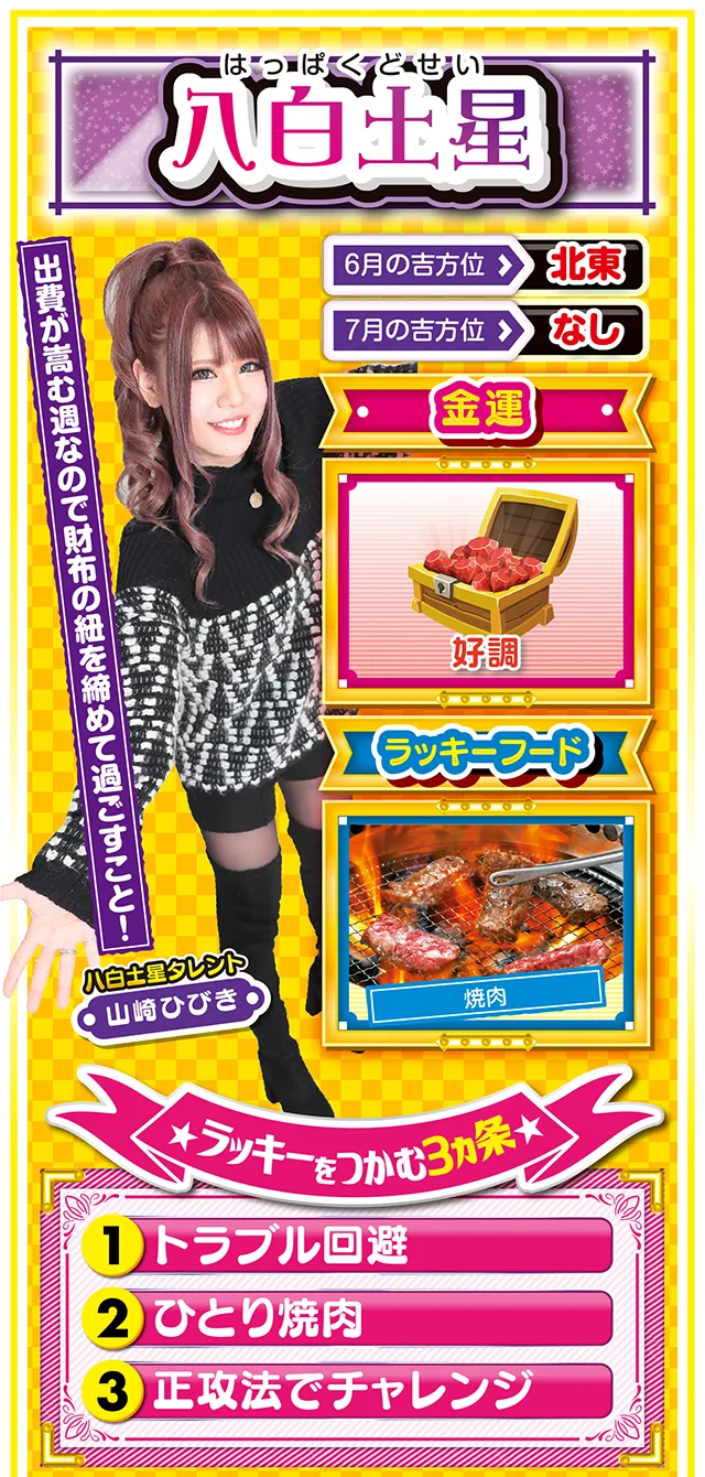八白土星占い結果