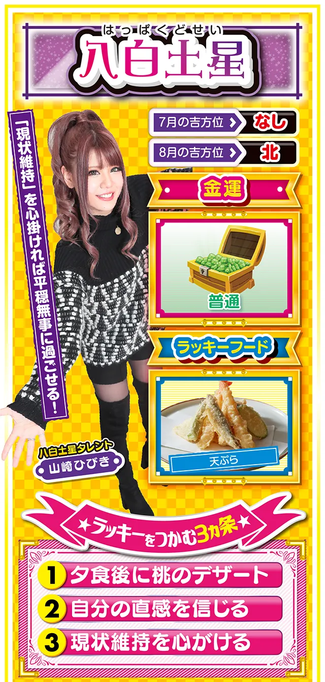 八白土星占い結果