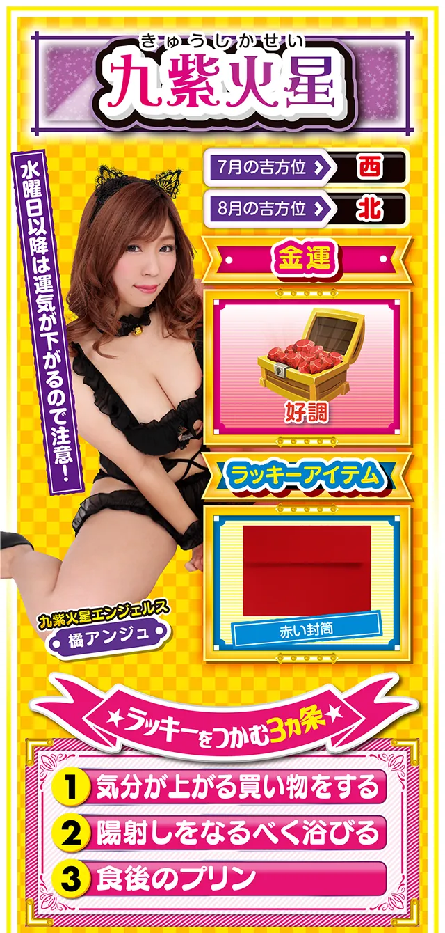 九紫火星占い結果
