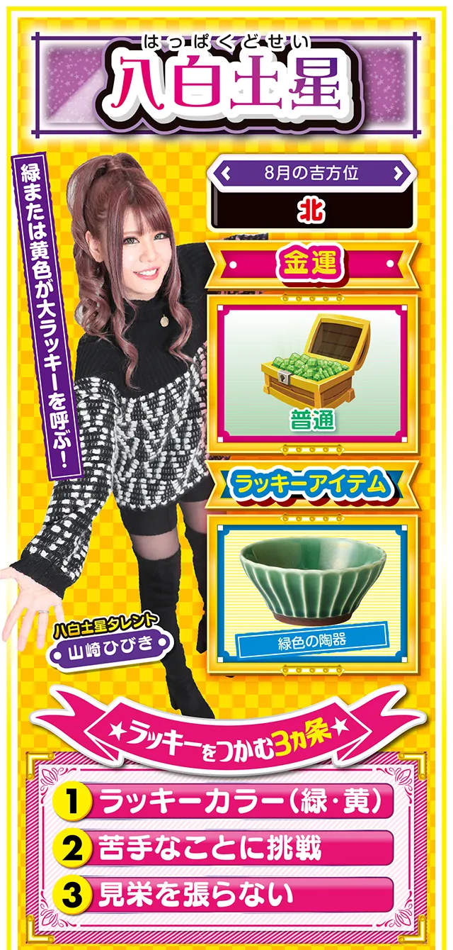 八白土星占い結果
