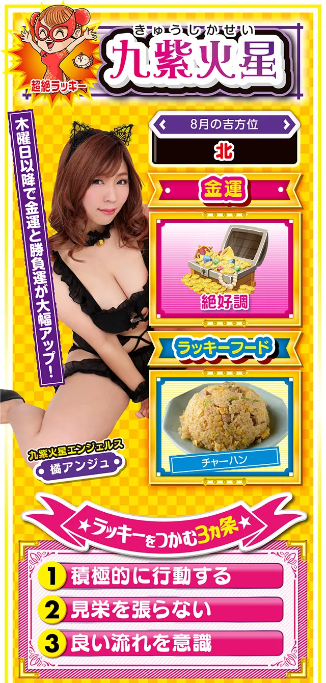 九紫火星占い結果