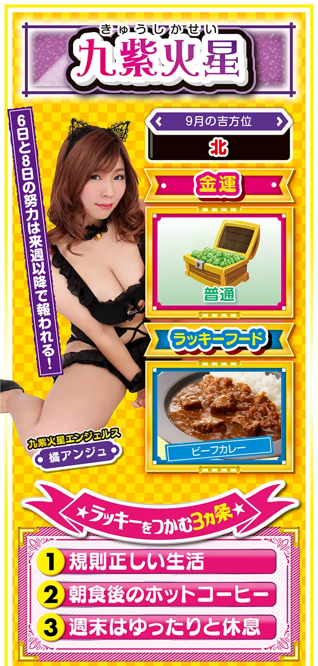 九紫火星占い結果
