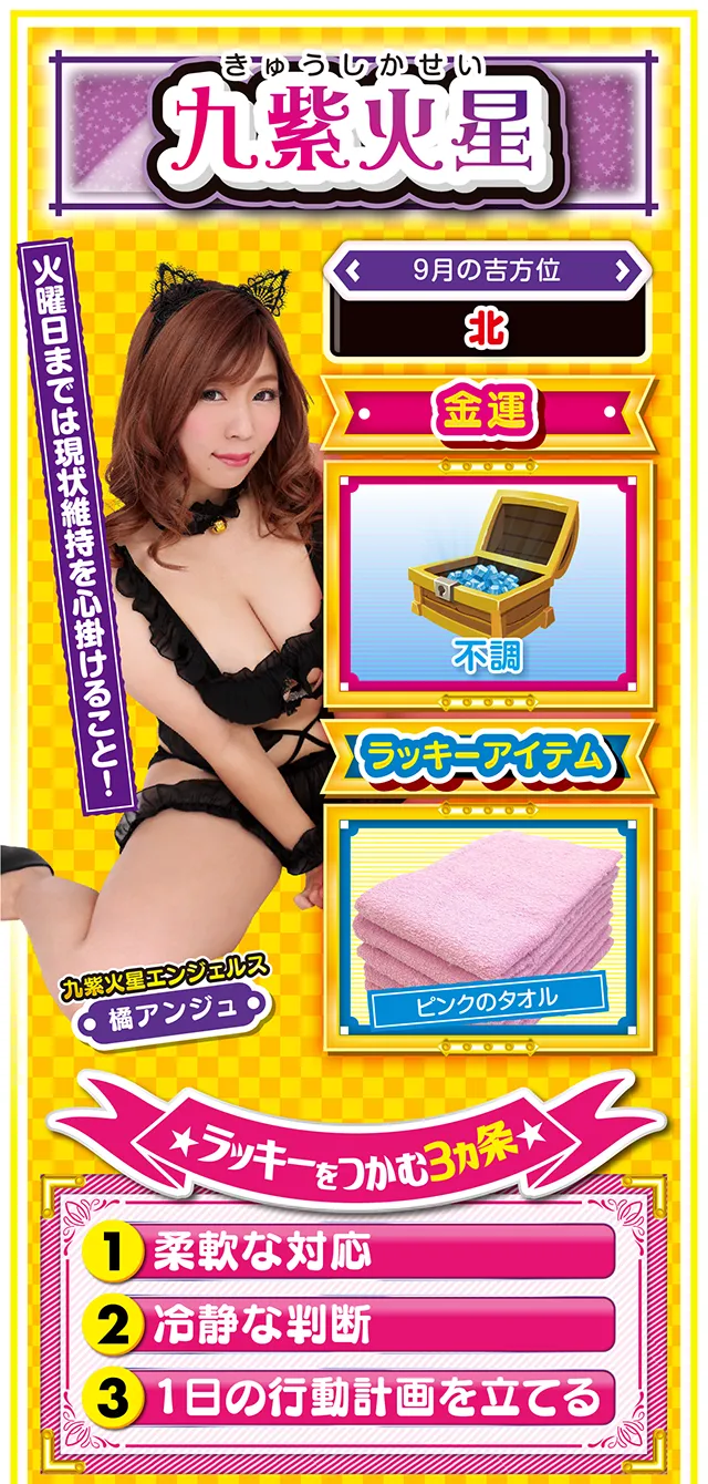 九紫火星占い結果
