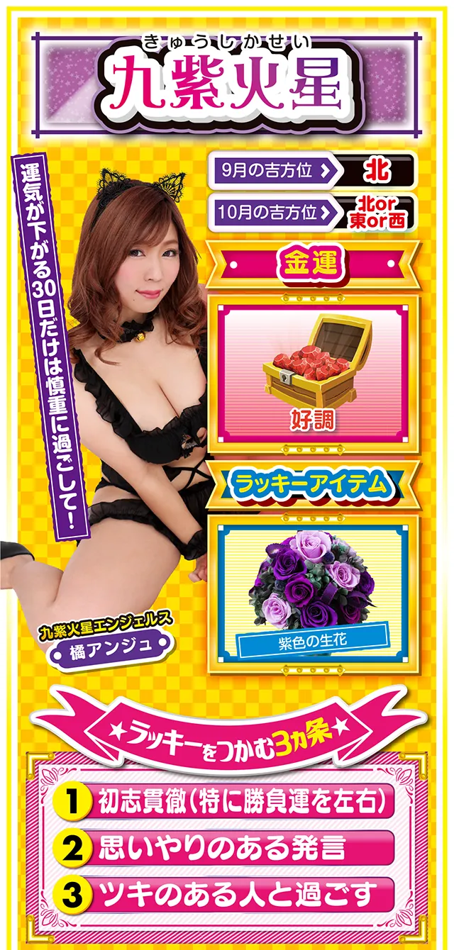 九紫火星占い結果