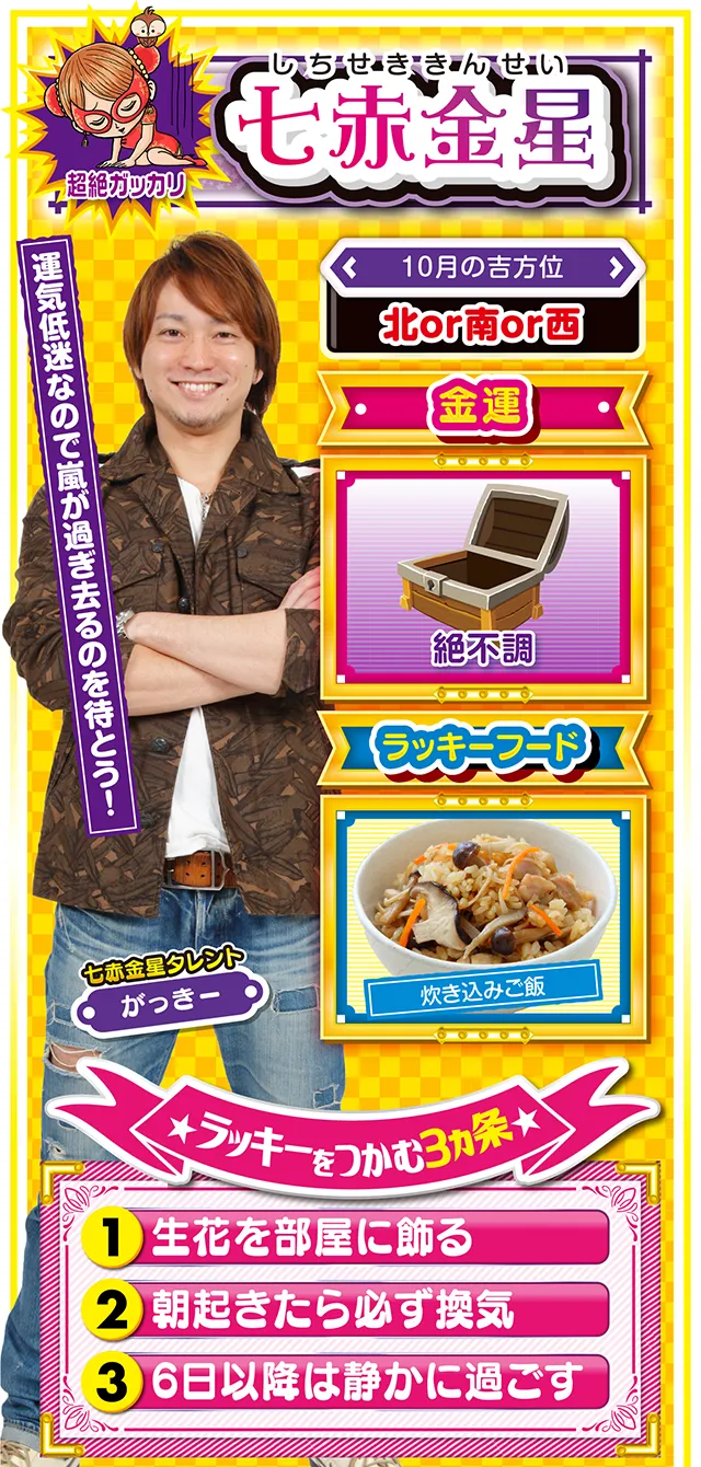 七赤金星占い結果
