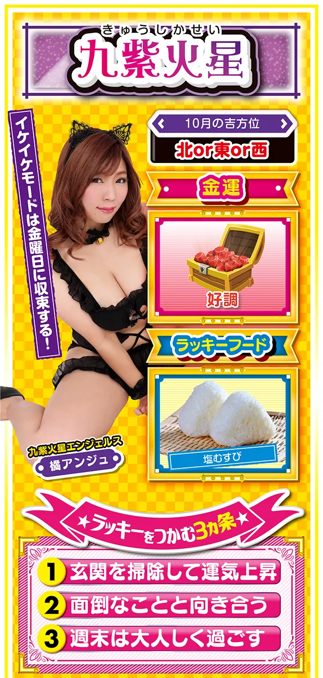 九紫火星占い結果
