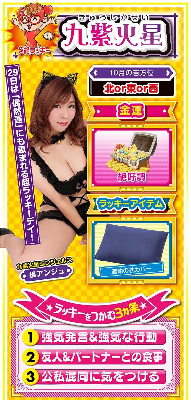 九紫火星占い結果