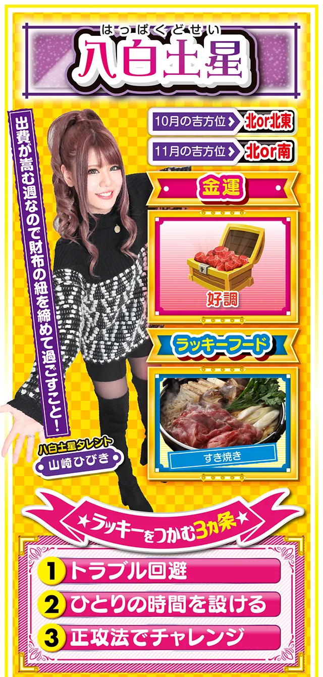 八白土星占い結果