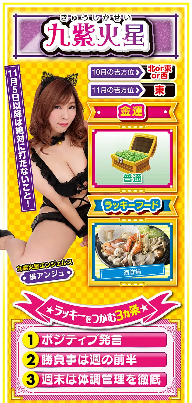 九紫火星占い結果