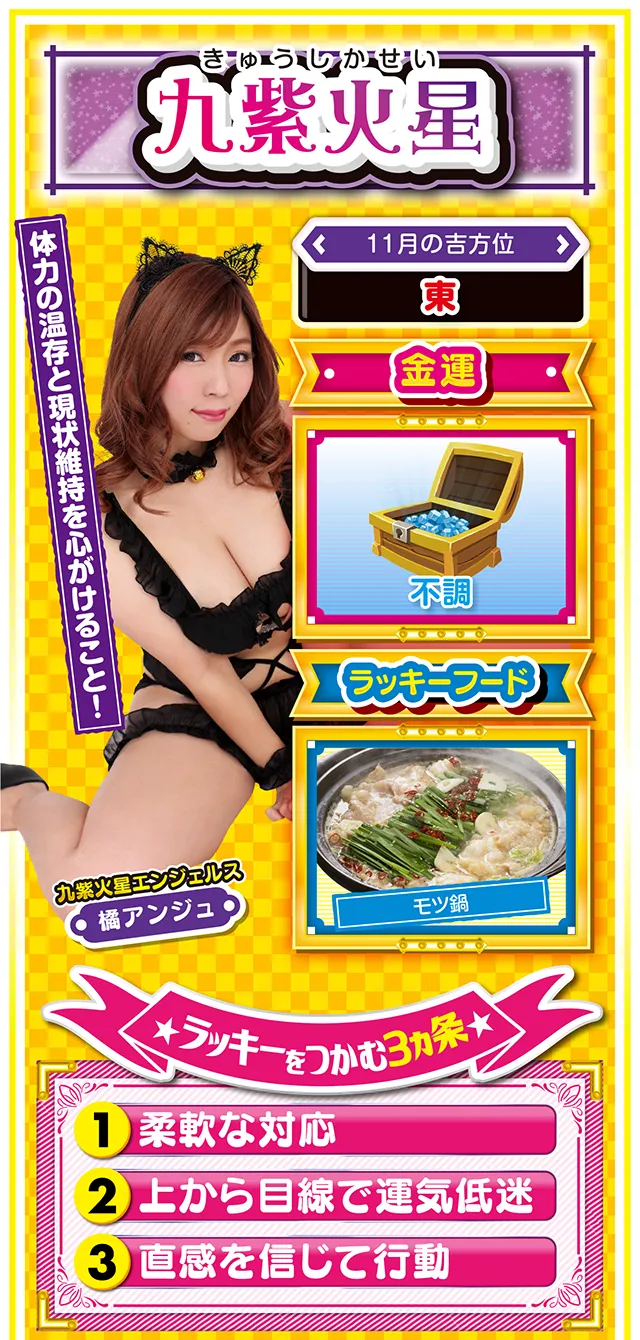 九紫火星占い結果