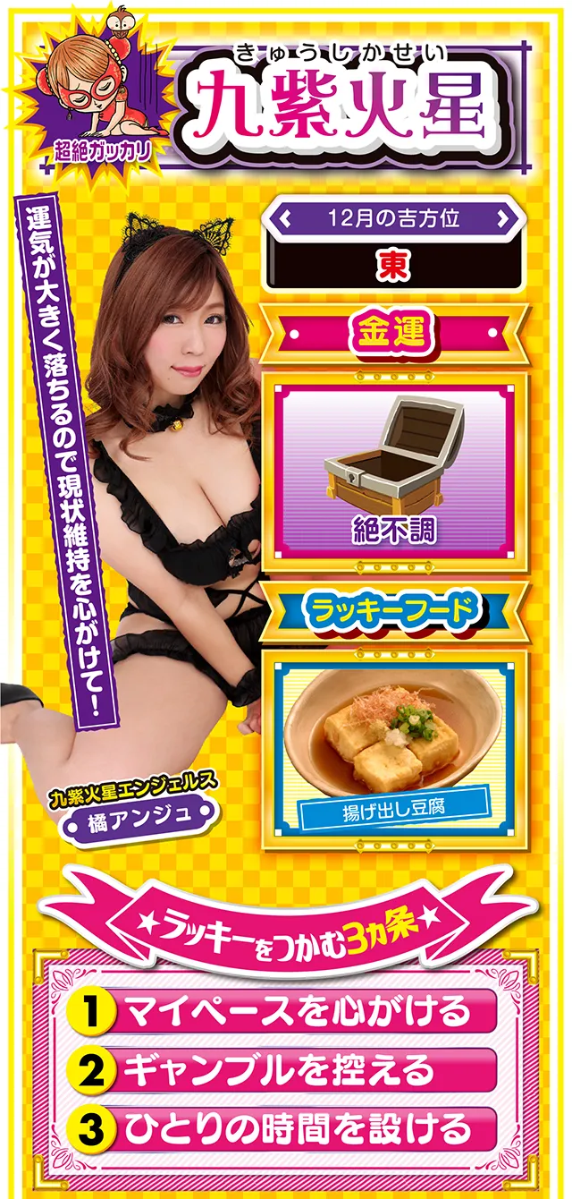 九紫火星占い結果