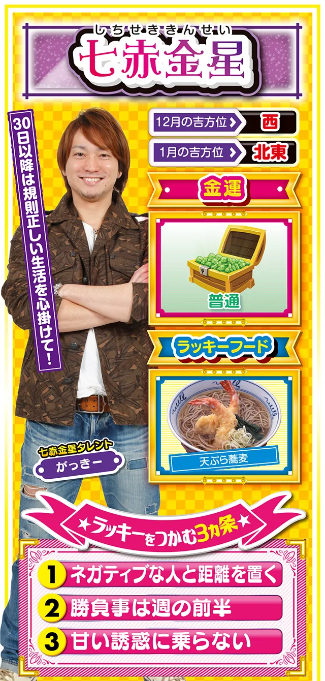 七赤金星占い結果