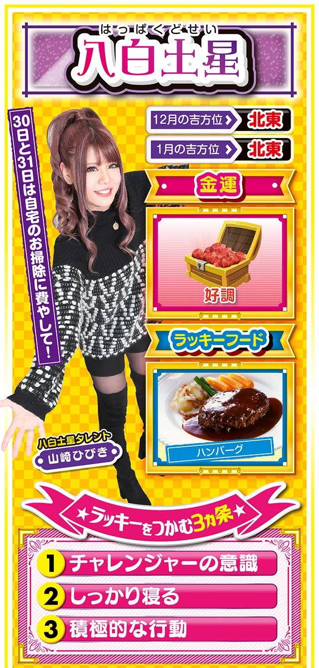 八白土星占い結果