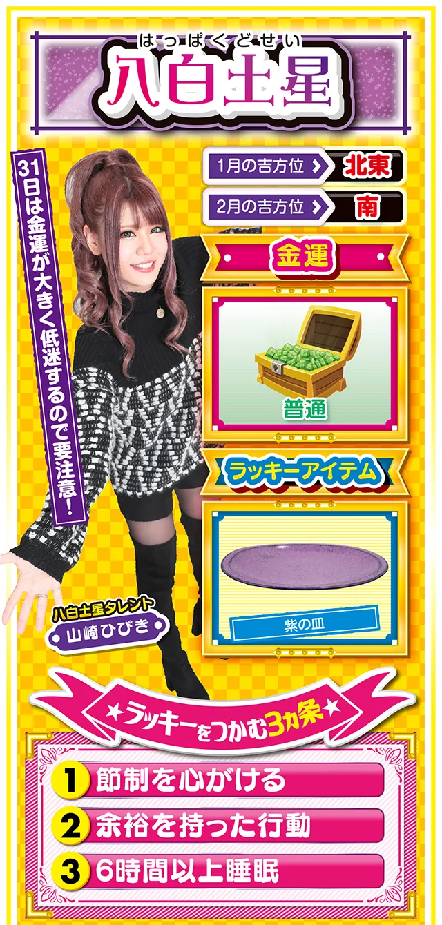 八白土星占い結果
