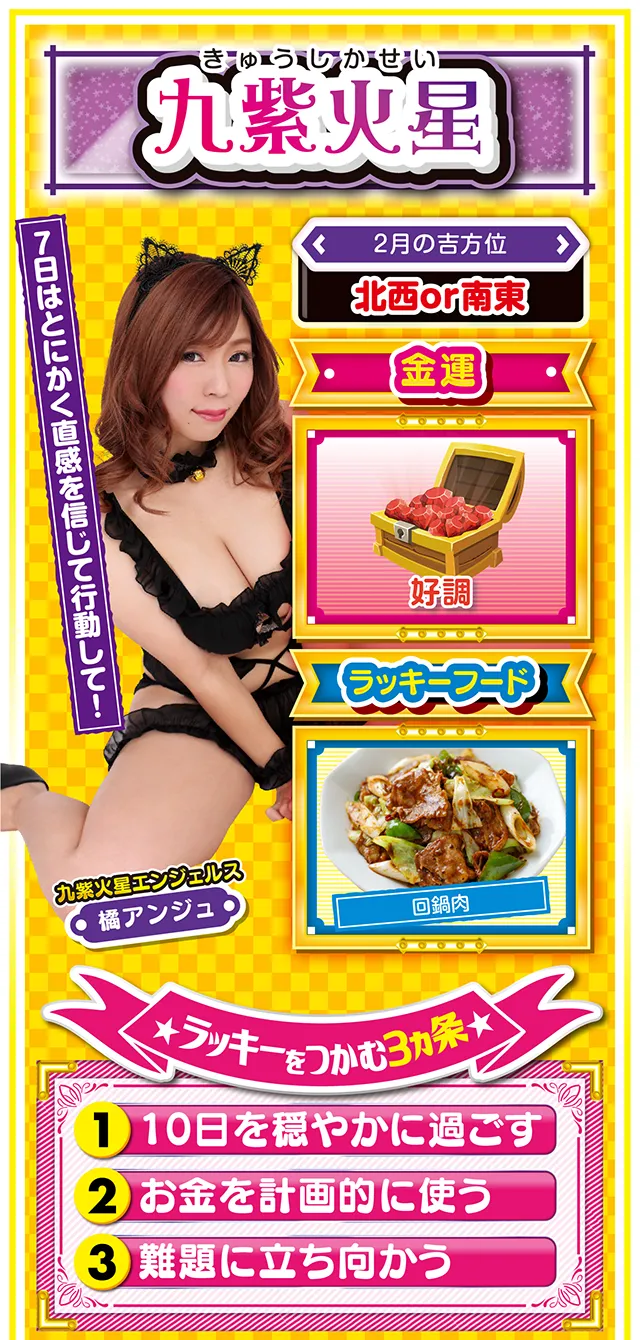 九紫火星占い結果