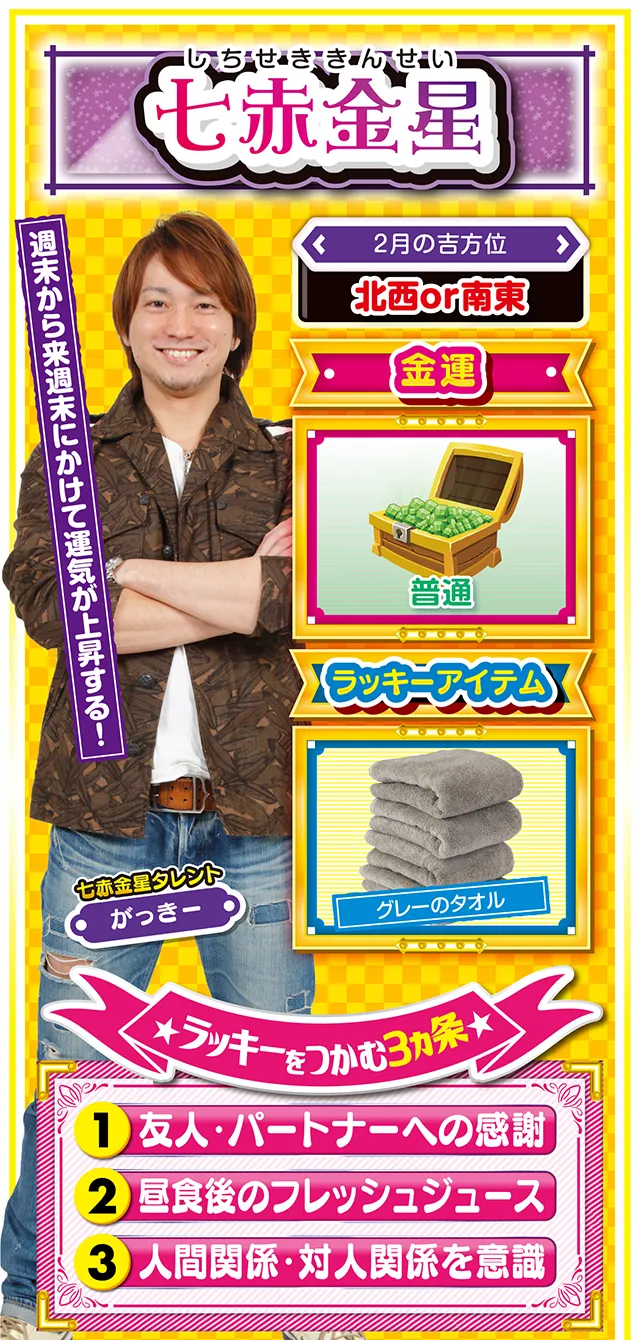 七赤金星占い結果