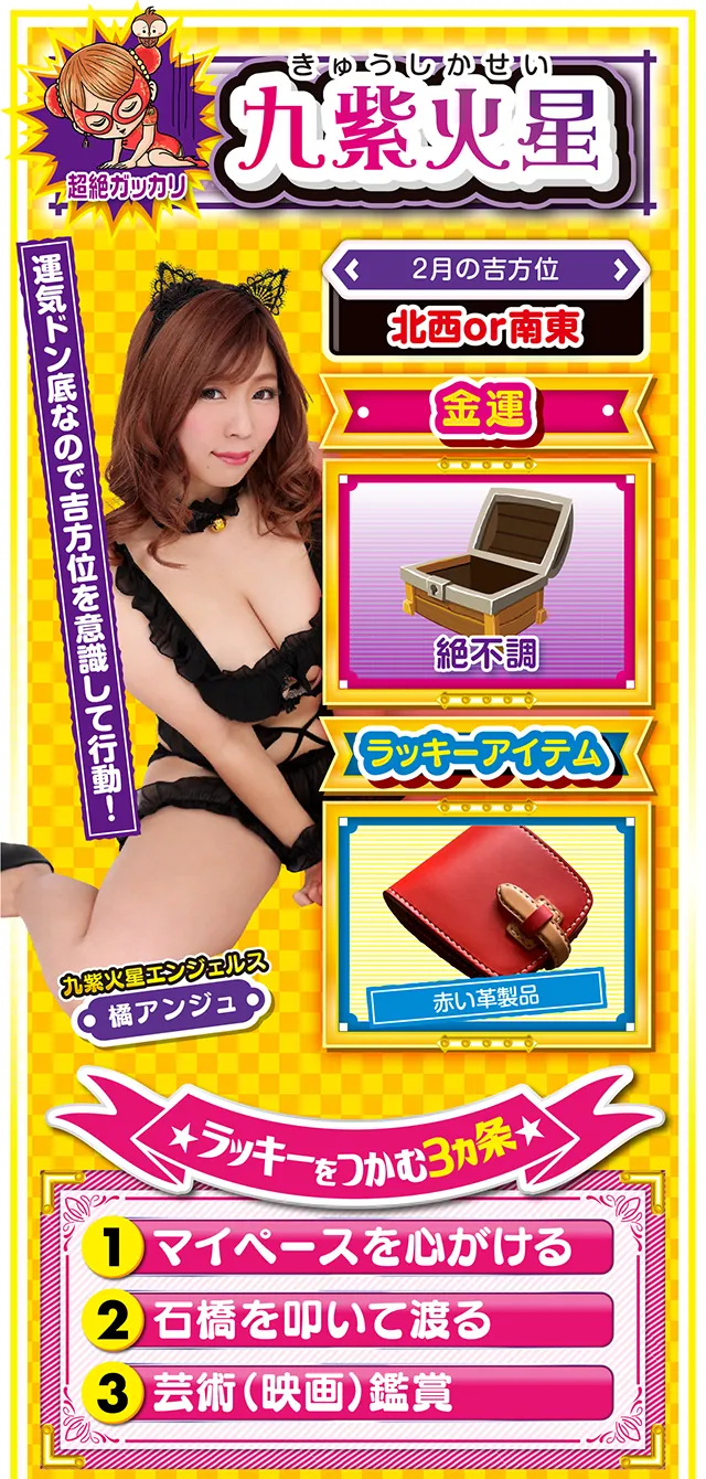 九紫火星占い結果