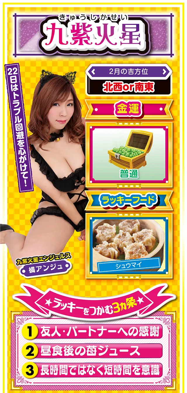 九紫火星占い結果