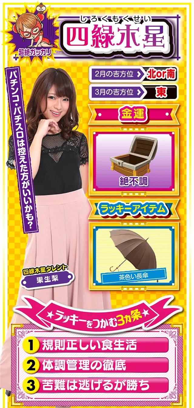 四緑木星占い結果