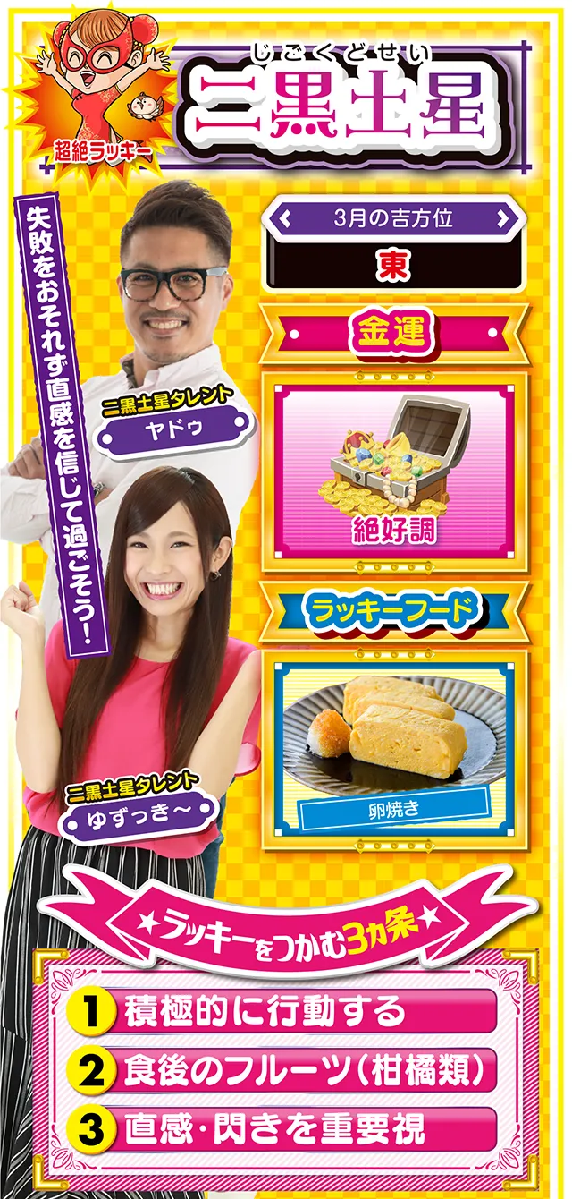 二黒土星占い結果