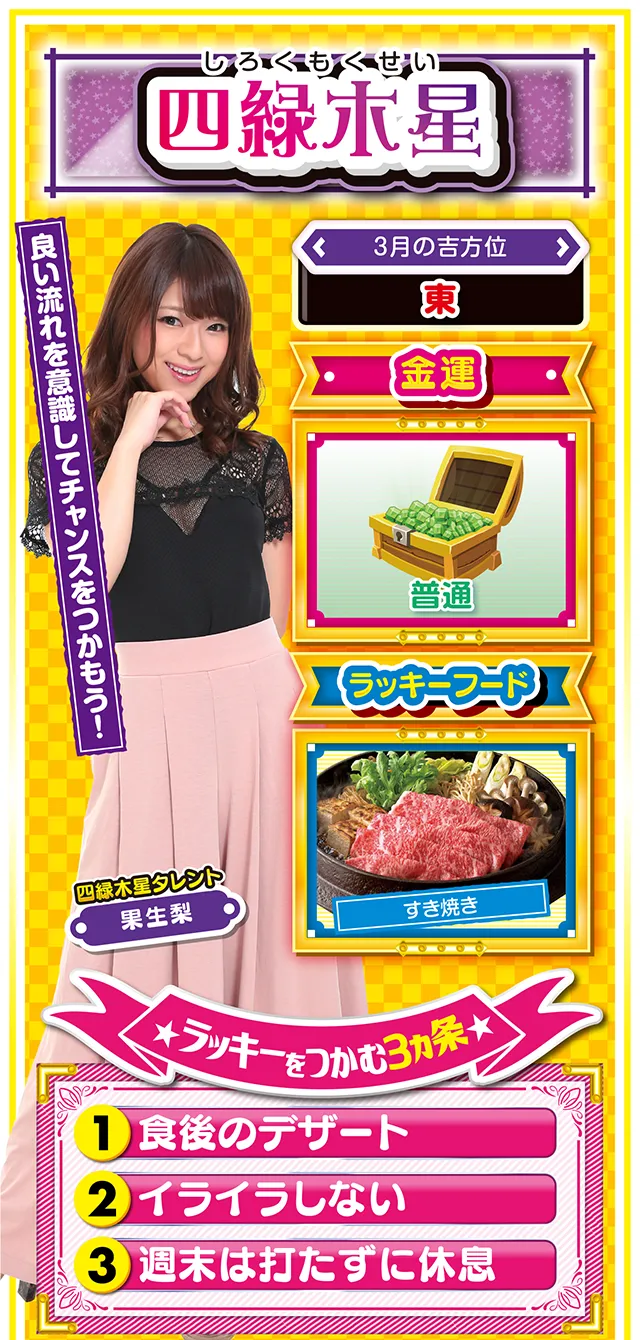 四緑木星占い結果
